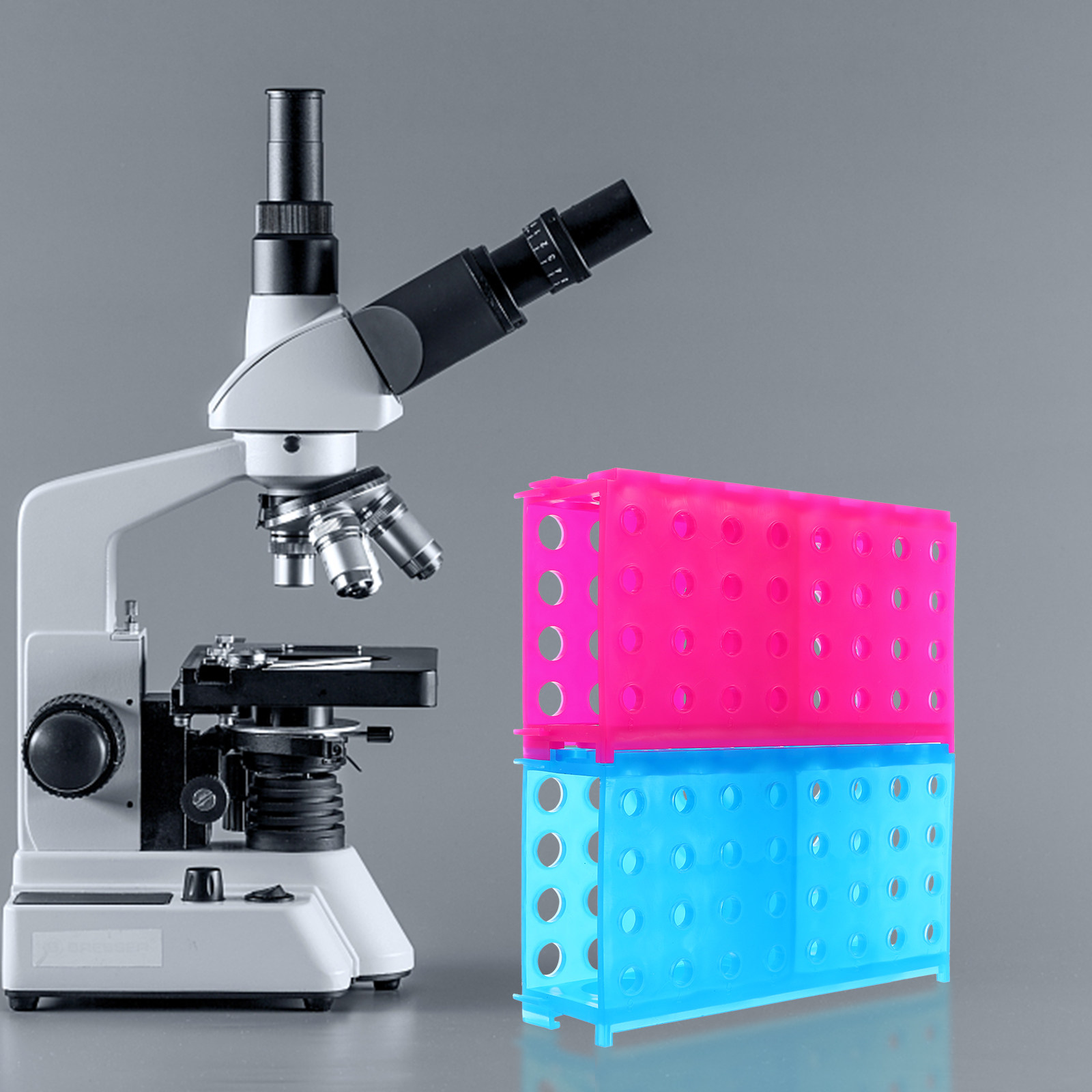 Centrifuge Tube Rack - 2Pcs Premium Thickened Plastic Centrifuge Tube