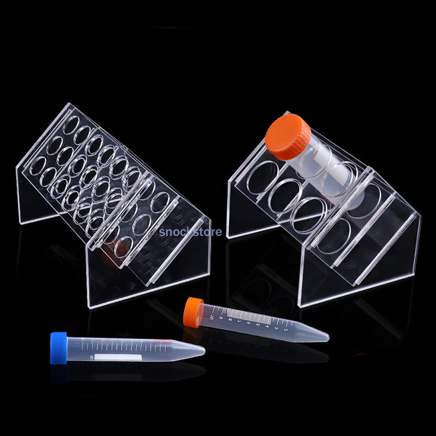 Slant Rack Acrylic Test Tube H - Centrifuge Tube Rack recension och pris