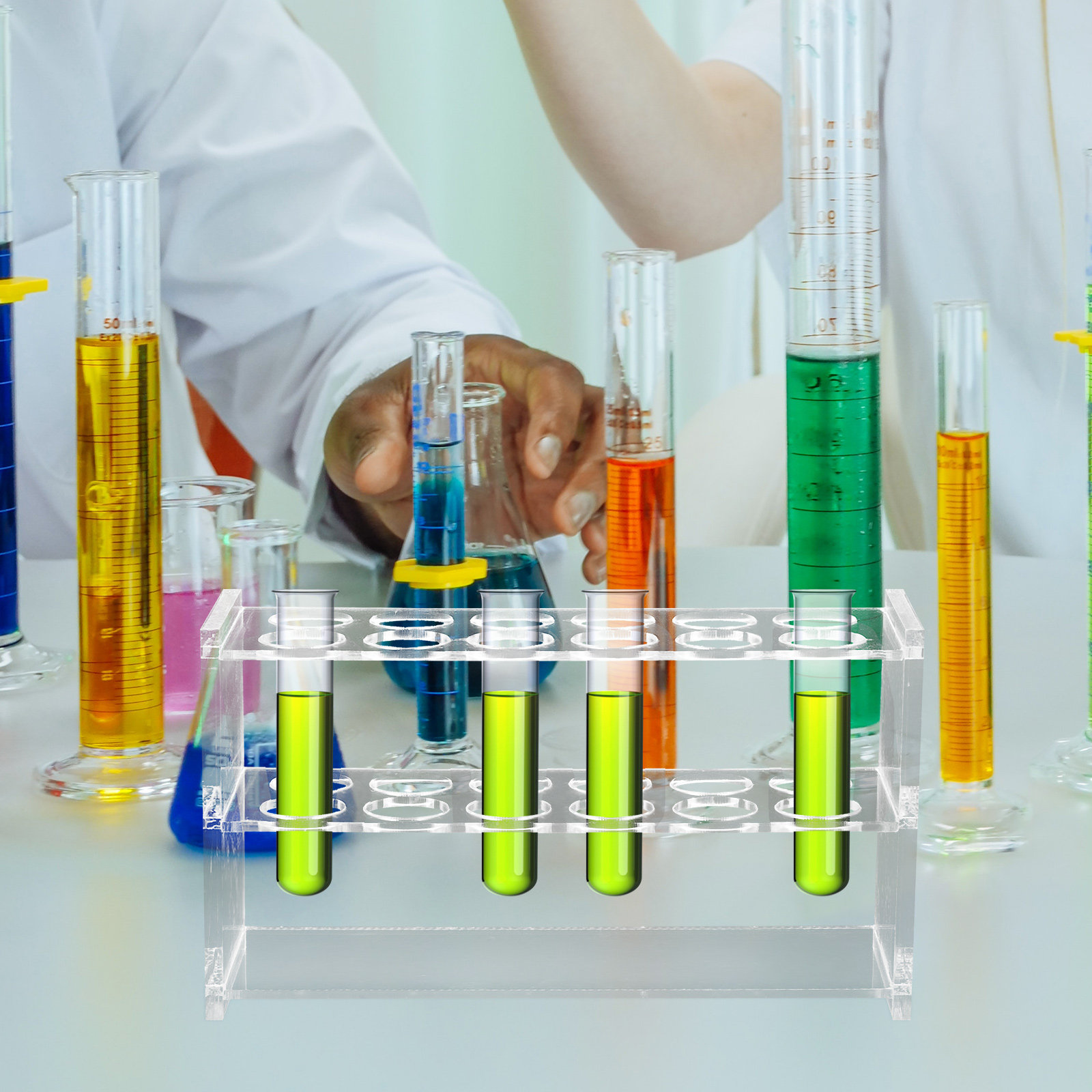 Compact Test Tube Holder 6 Slo - Centrifuge Tube Rack recension och pris