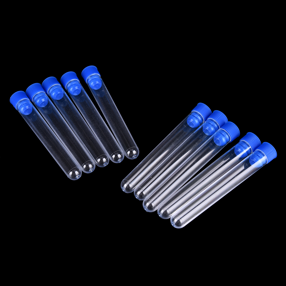 10pcs Clear Plastic Test Tubes - Centrifuge Tube Rack recension och pris