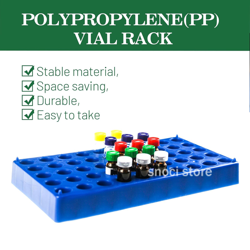 Plastic Vial Rack 50 Holds Sui - Centrifuge Tube Rack recension och pris