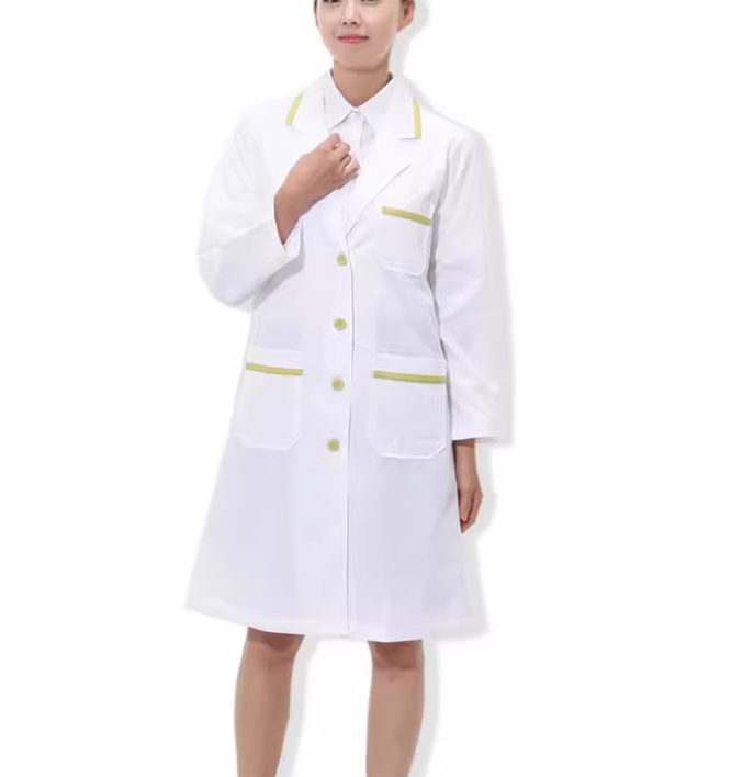 Doctor Uniform White Gown Man  - Medical Lab Gown recension och pris
