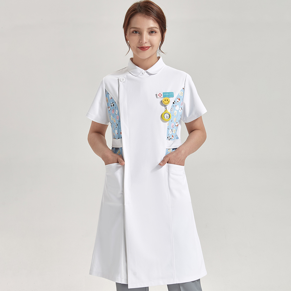 Anti Static Printed Nurse Lab  - Medical Lab Gown recension och pris