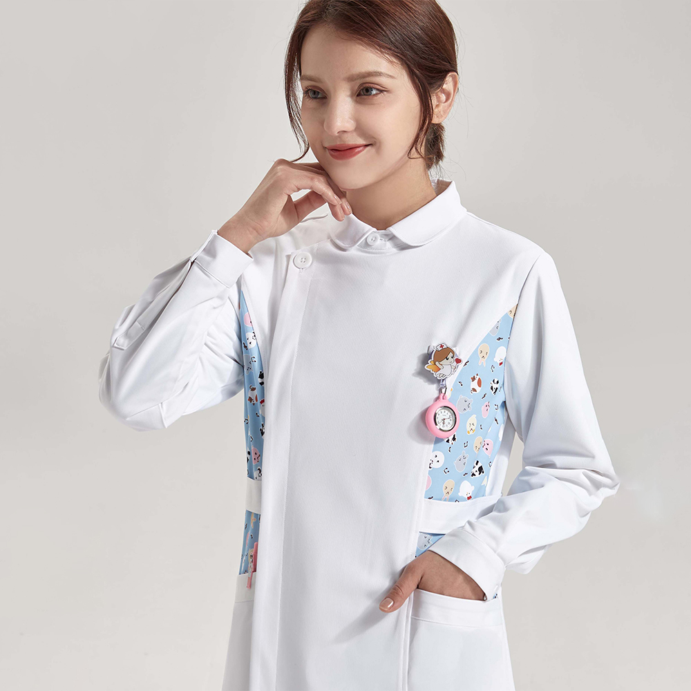 Anti Static Printed Nurse Lab  - Medical Lab Gown recension och pris